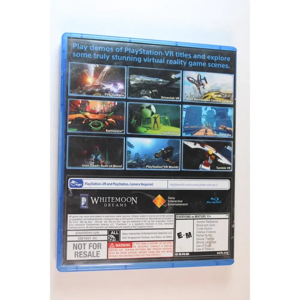 Sony PlayStation 4 PS4 Game PlayStation VR Dem Disc